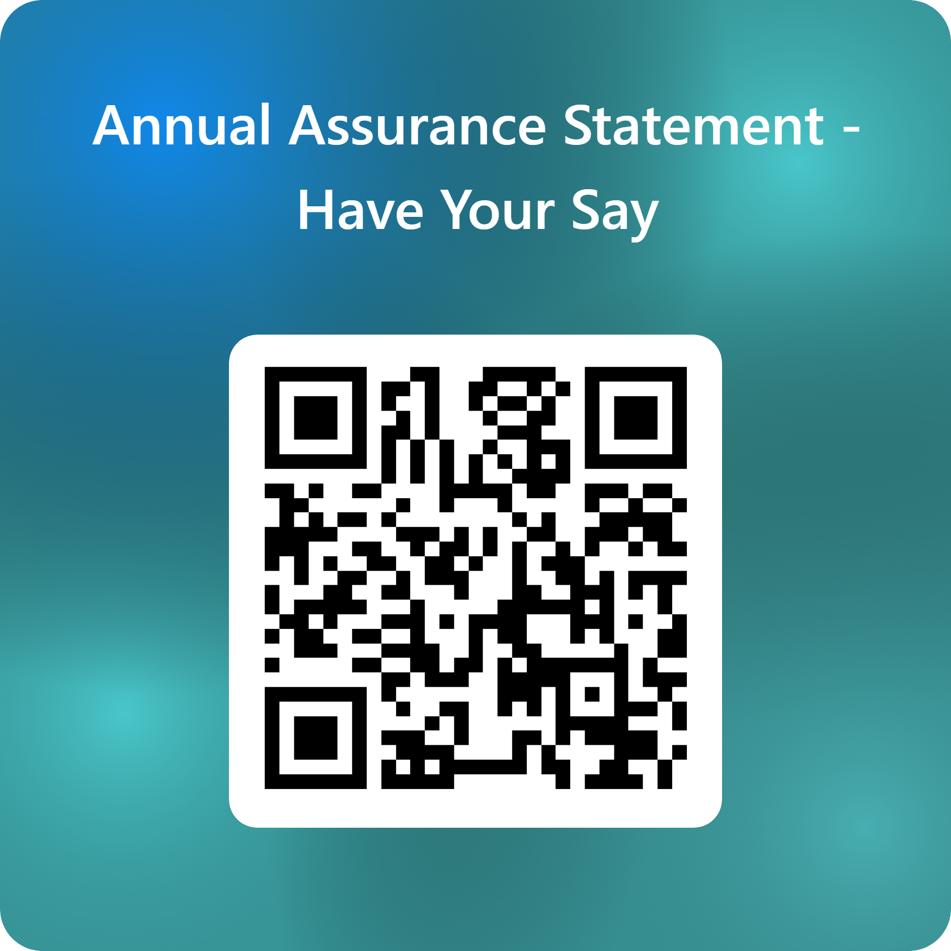QRCode for Annual Assurance Statement - Have Your Say